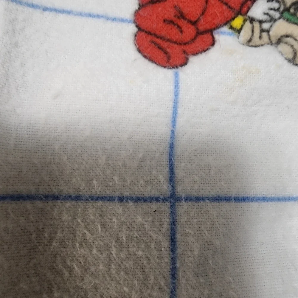 Vintage Dundee Disney Babies Grid Primary Colors Recieveing Baby Blanket